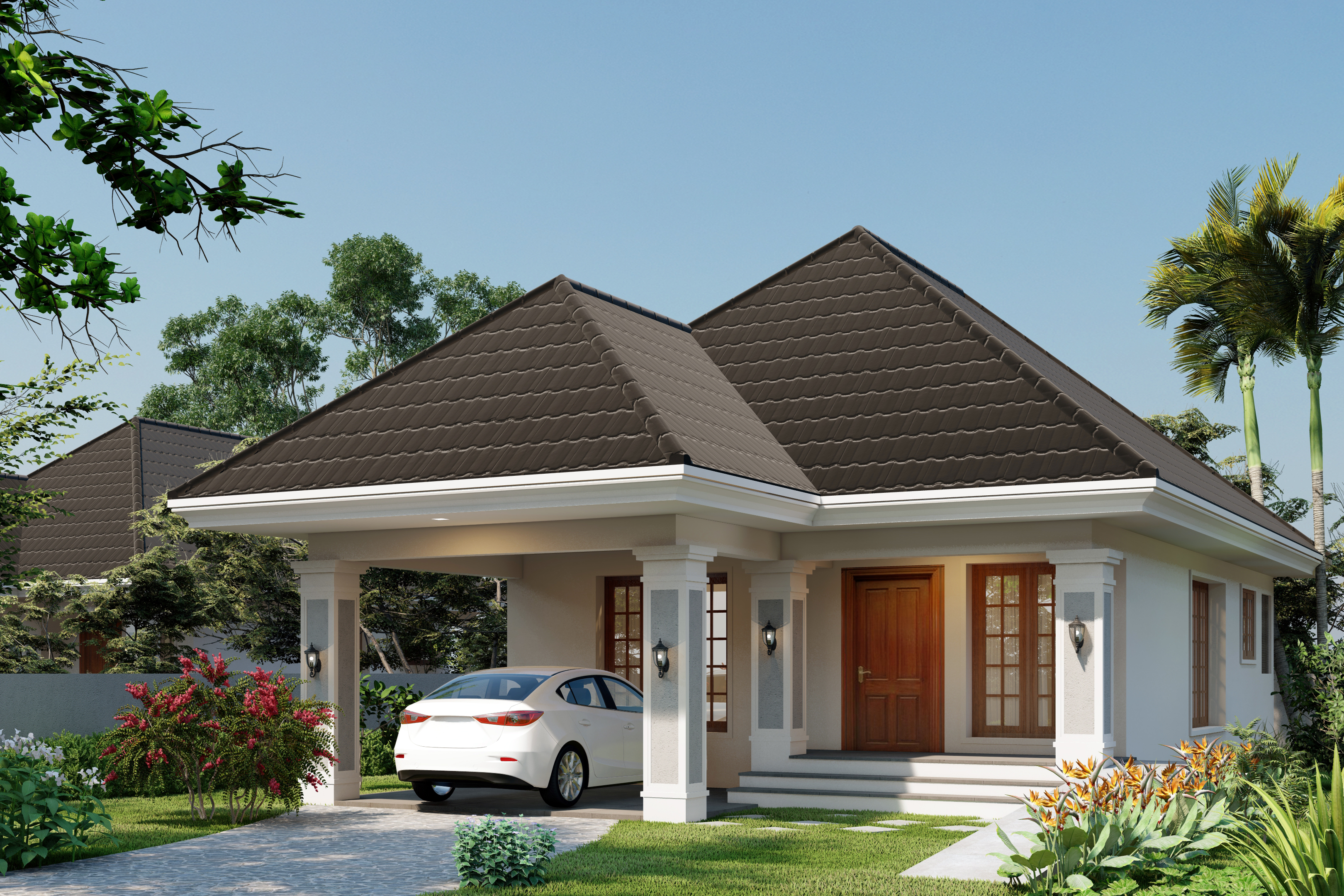 Type B Villa exterior view - Nirvana Living