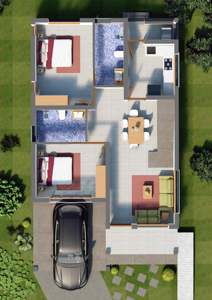 Type C Ground Floor Plan